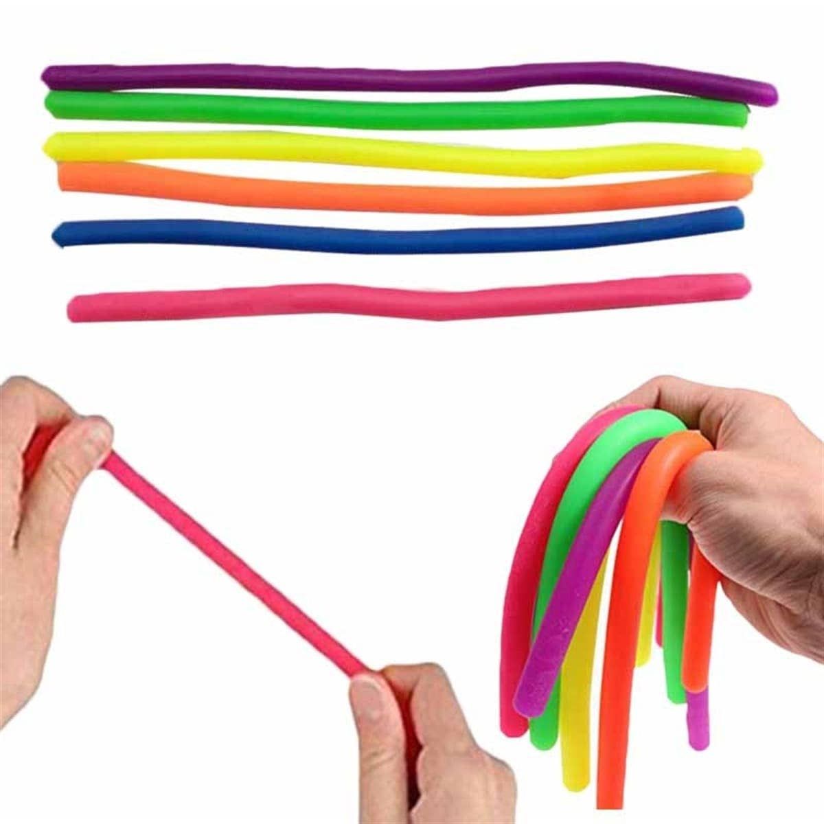 Stretchy Calming Noodle Toy | 6-Pack