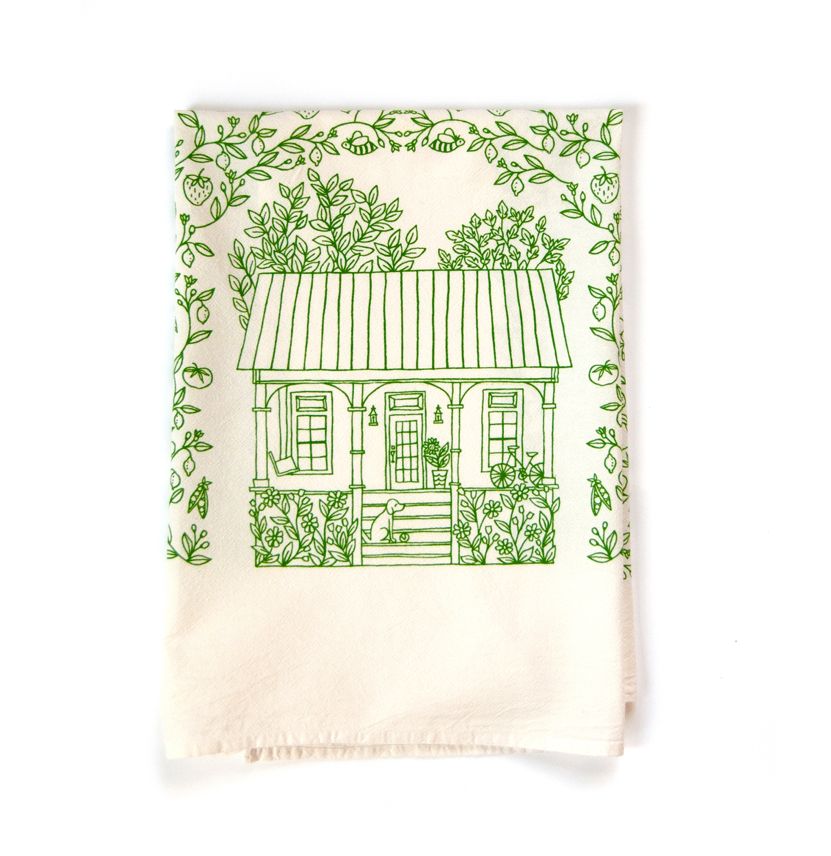 Summer- Four Seasons Tea Towel