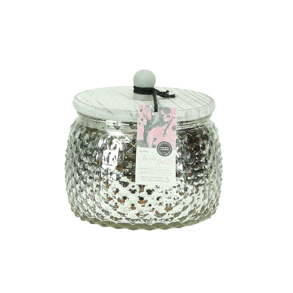 Sweet Grace Large Faceted Jar Candle #036
