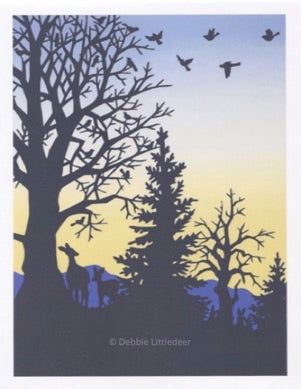 Sunset Gathering Notecard Set