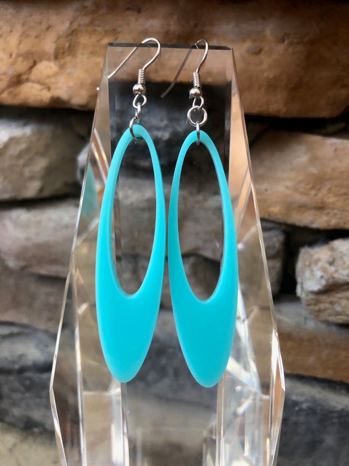 Taylor- Turquoise Teardrop Earrings