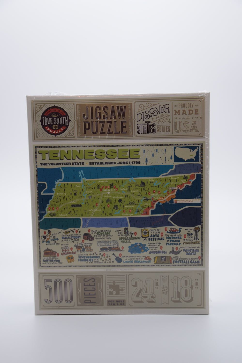 Tennessee the Volunteer State Puzzle