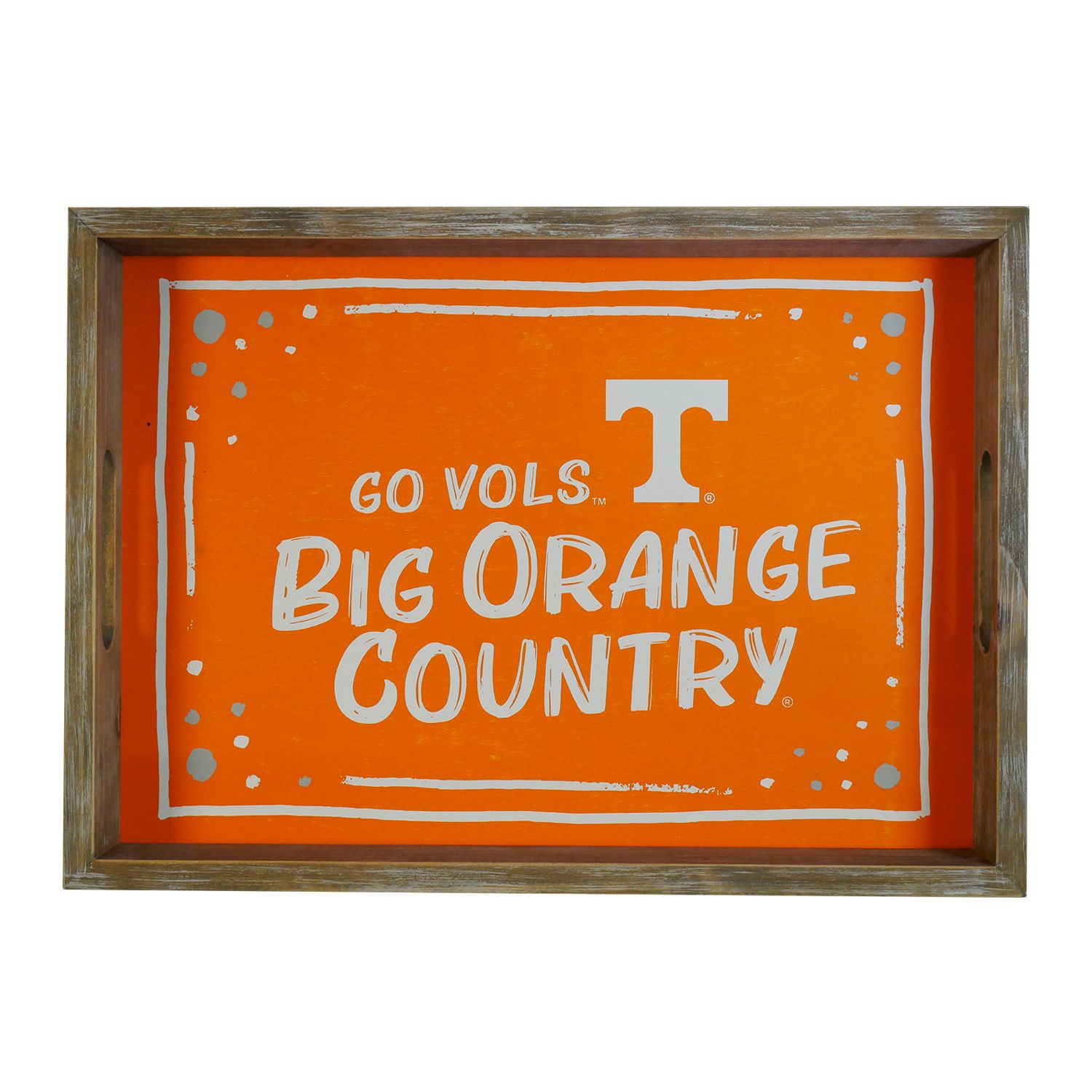 Tennessee Spirit Wood Rectangle Tray