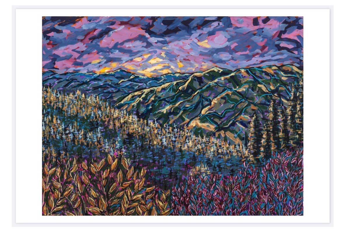 Smoky Mountain Art Print