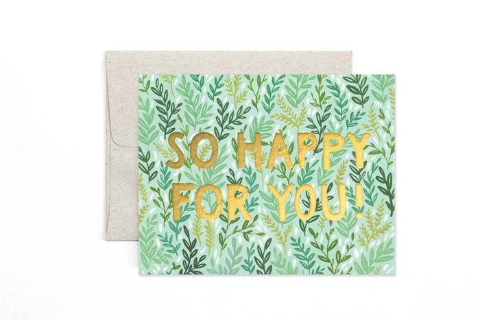 So Happy For You- Greeting Card