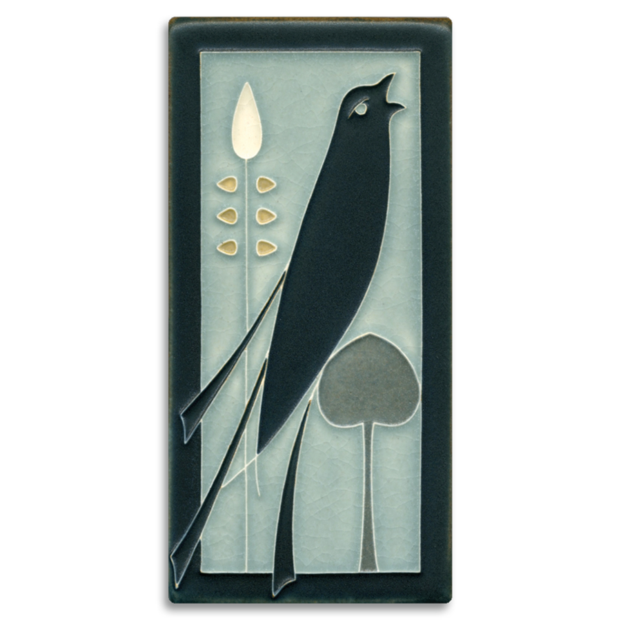 Songbird 4X8 Facing Right Grey Blue