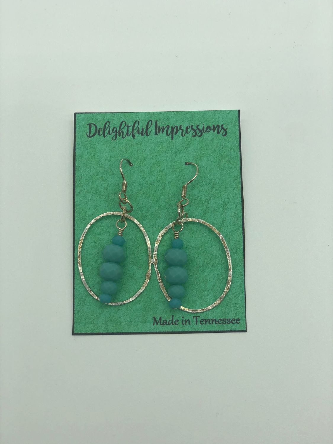 Sterling Silver Large Oval Earrings With Blue Stone