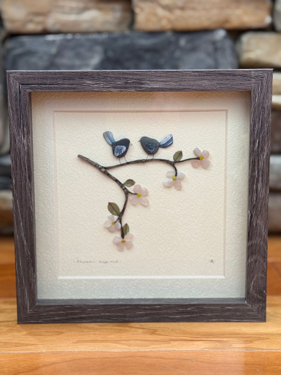 Tennessee Dogwood Pebble Art 1
