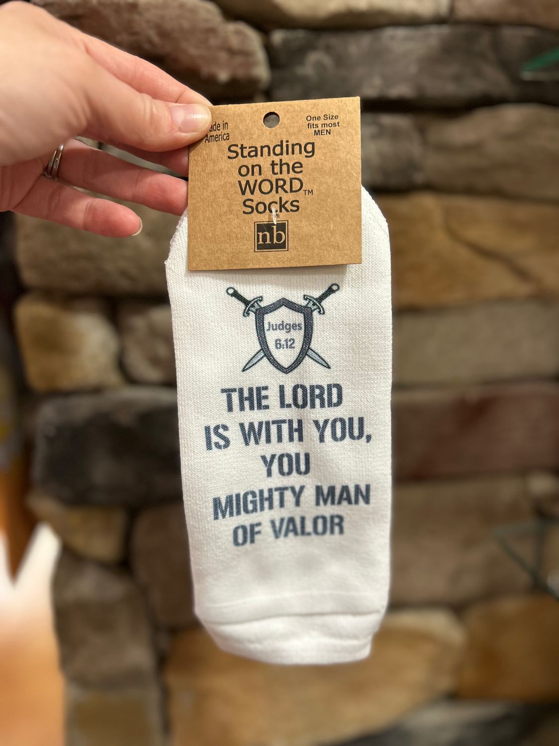 The Lord is with you- Men's Socks