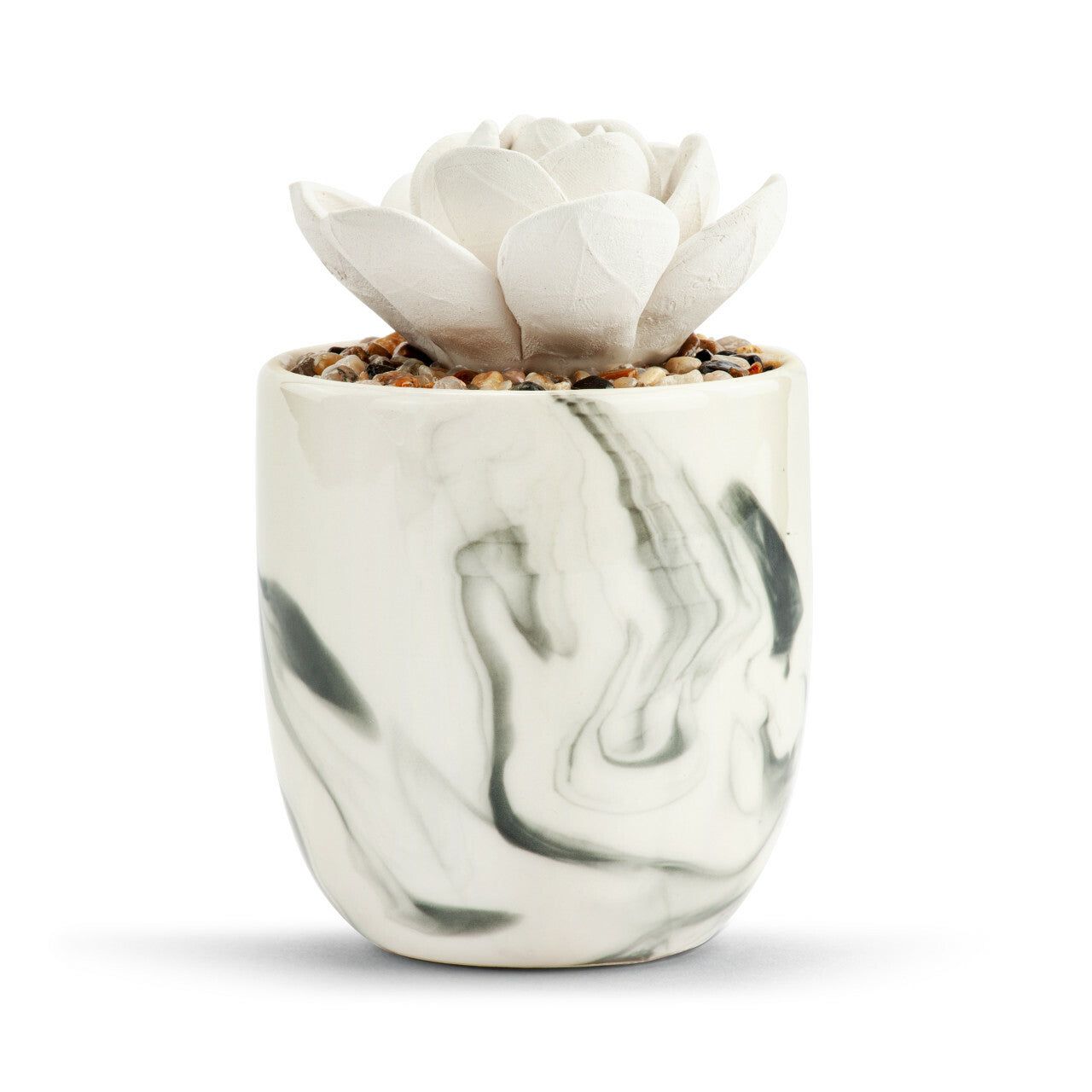 Succulent Oil Diffuser in White Marble