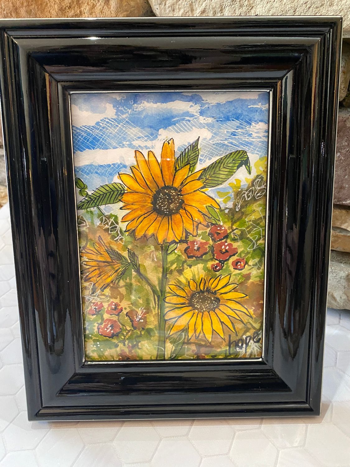 Sunflower 5"x7" Framed Print
