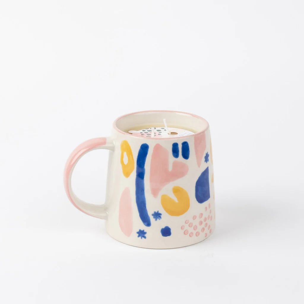Sweet Grace Abstract Mug Candle 047