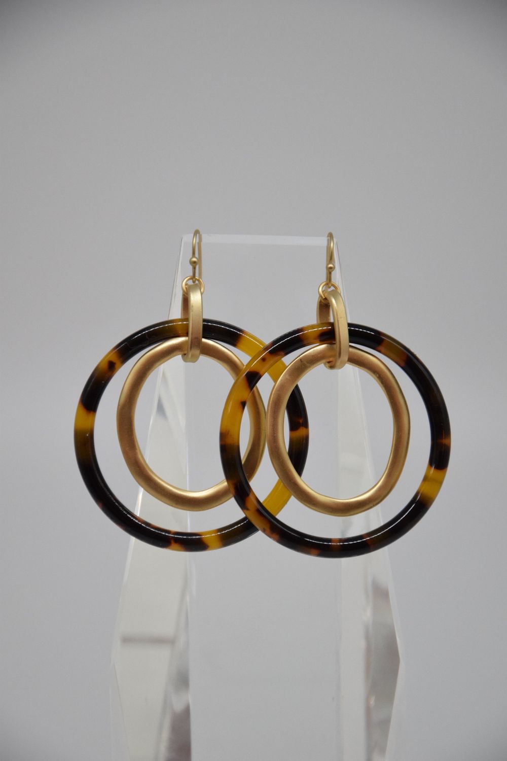 Talia Tortoise Hoop Earrings
