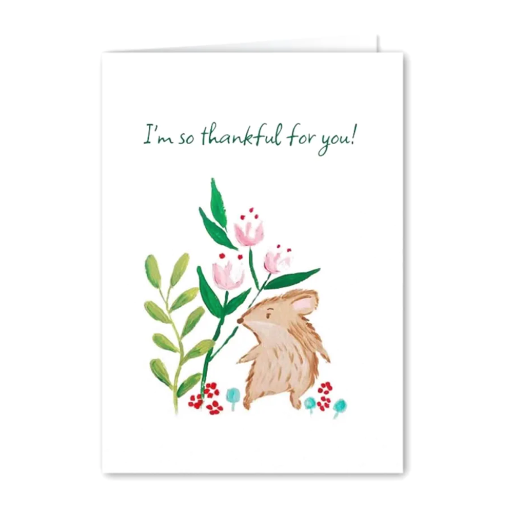 Thankful Mouse Card