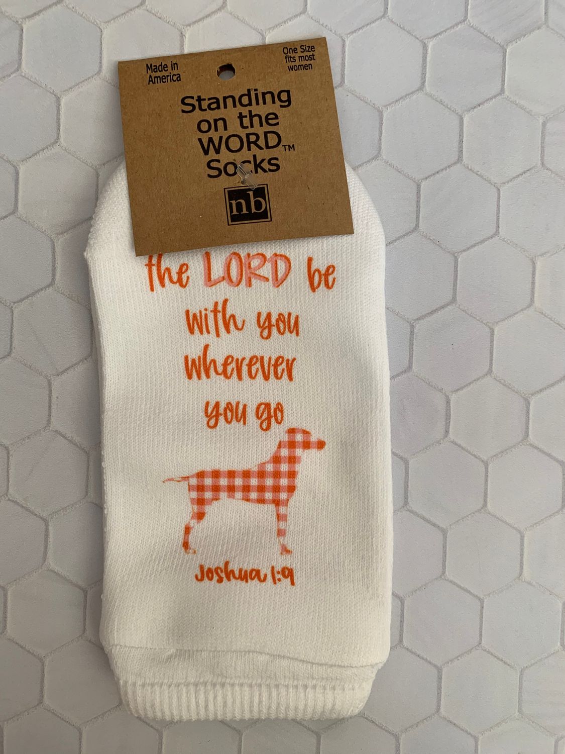 The Lord be with you- Standing on the Word Socks