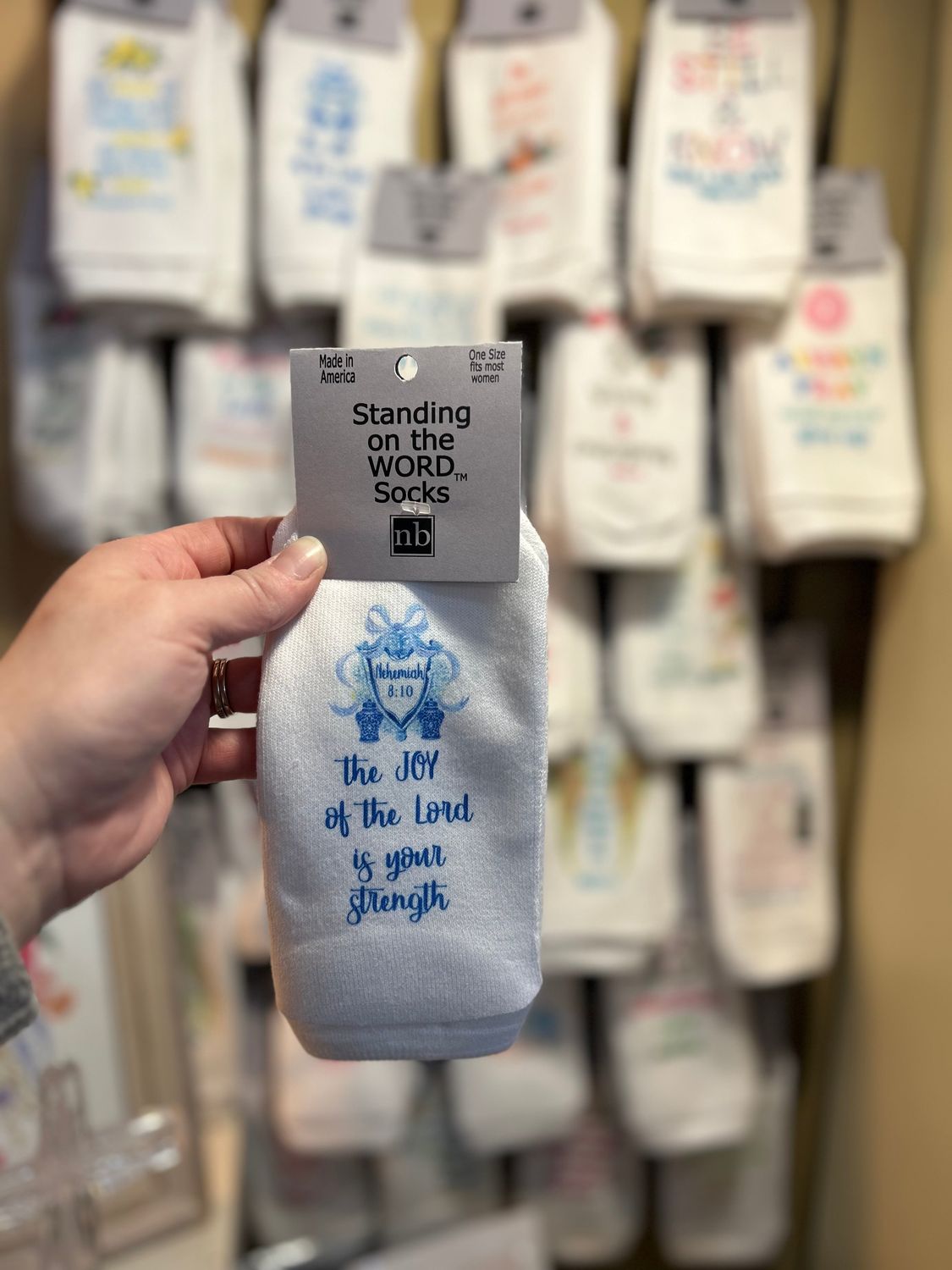 The Joy of the Lord is your Strength.- Standing on the Word Socks