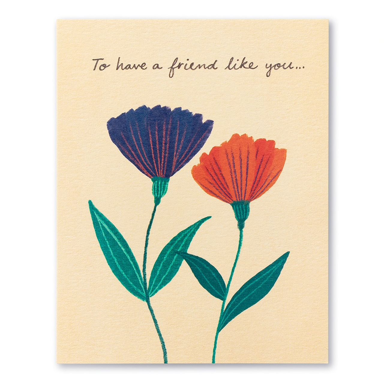 To have a friend like you...- Friendship Card