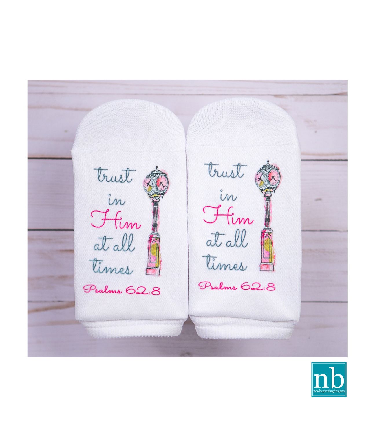 Trust In Him at all Times -- Standing on the Word Socks