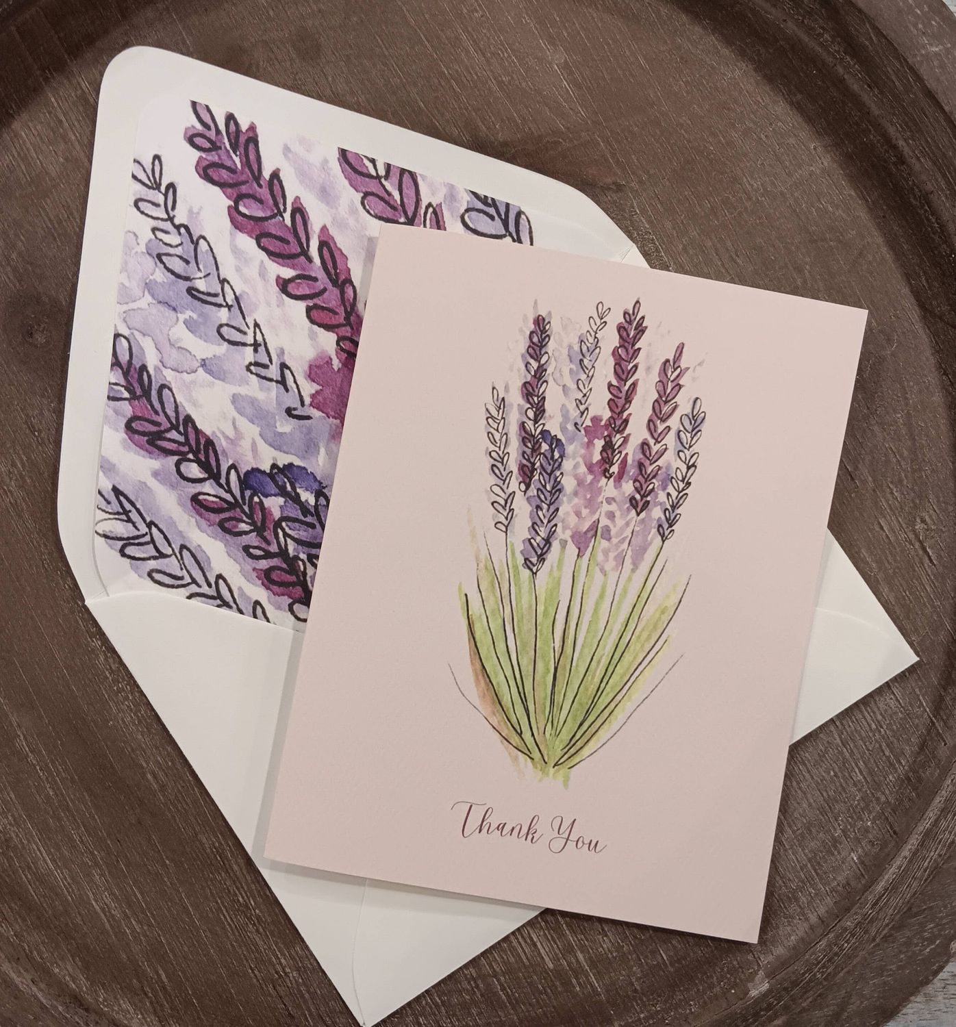 Thank You Lavender Card