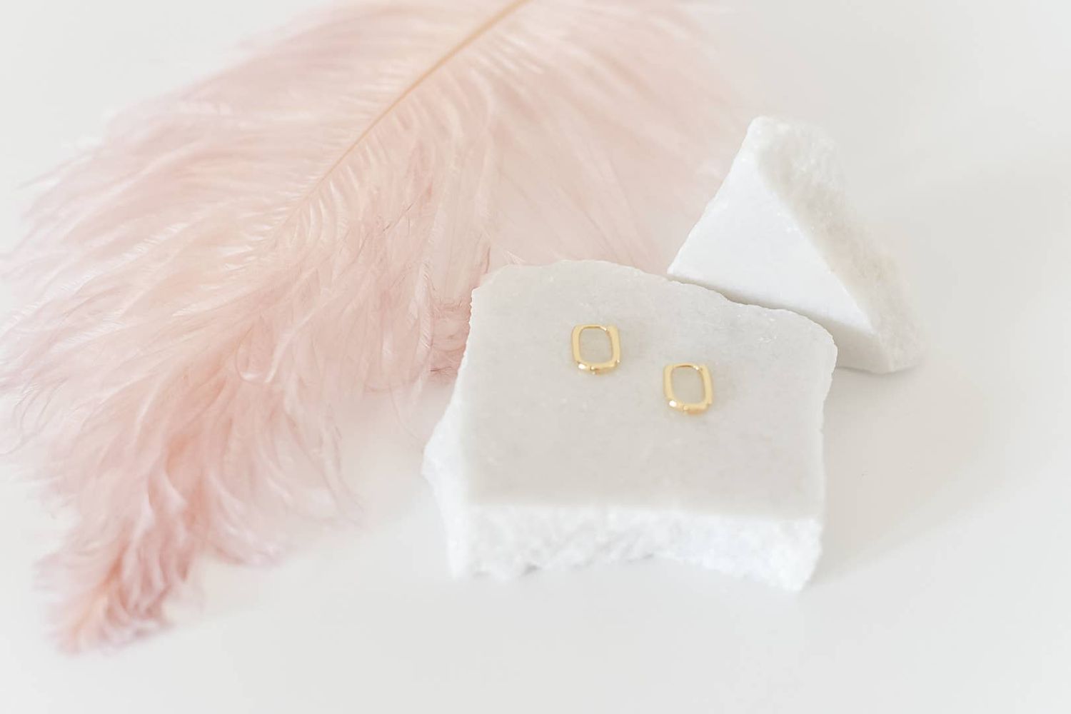 The Brileigh hoops 18k gold plated earrings-huggies