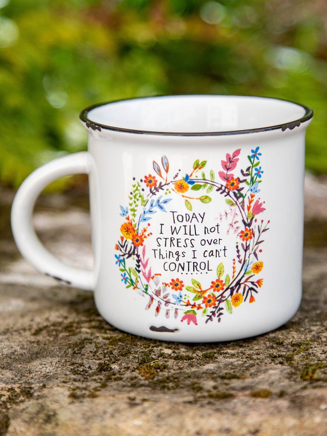 Today I will not stress... Camp Mug