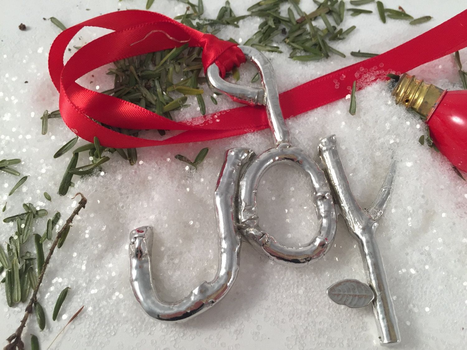Twig Words, Joy- Christmas Ornament