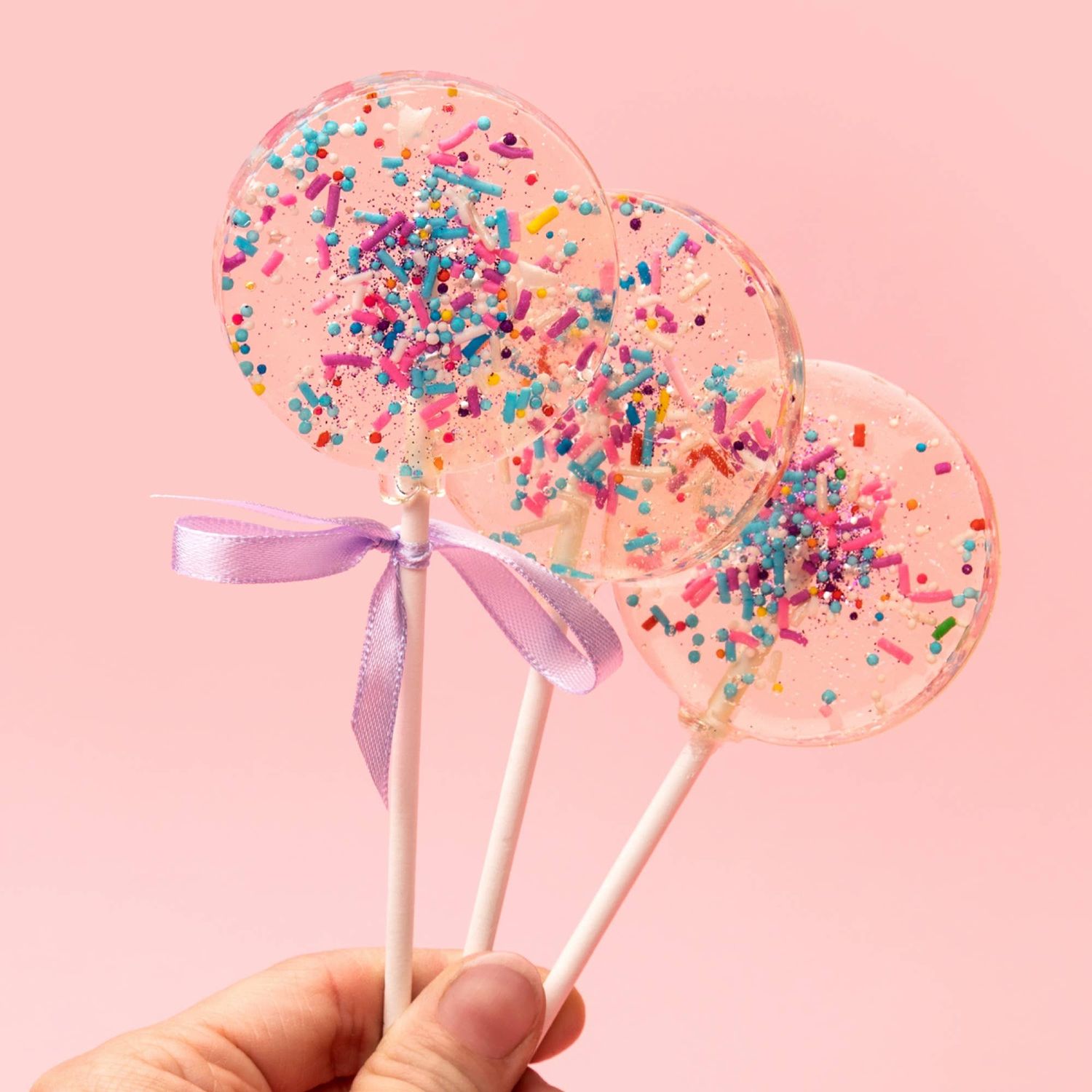 Unicorn Funfetti Lollipop -- Blackberry -- VEGAN