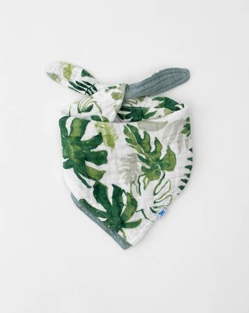 Tropical Leaf Reversible Bandana Bib