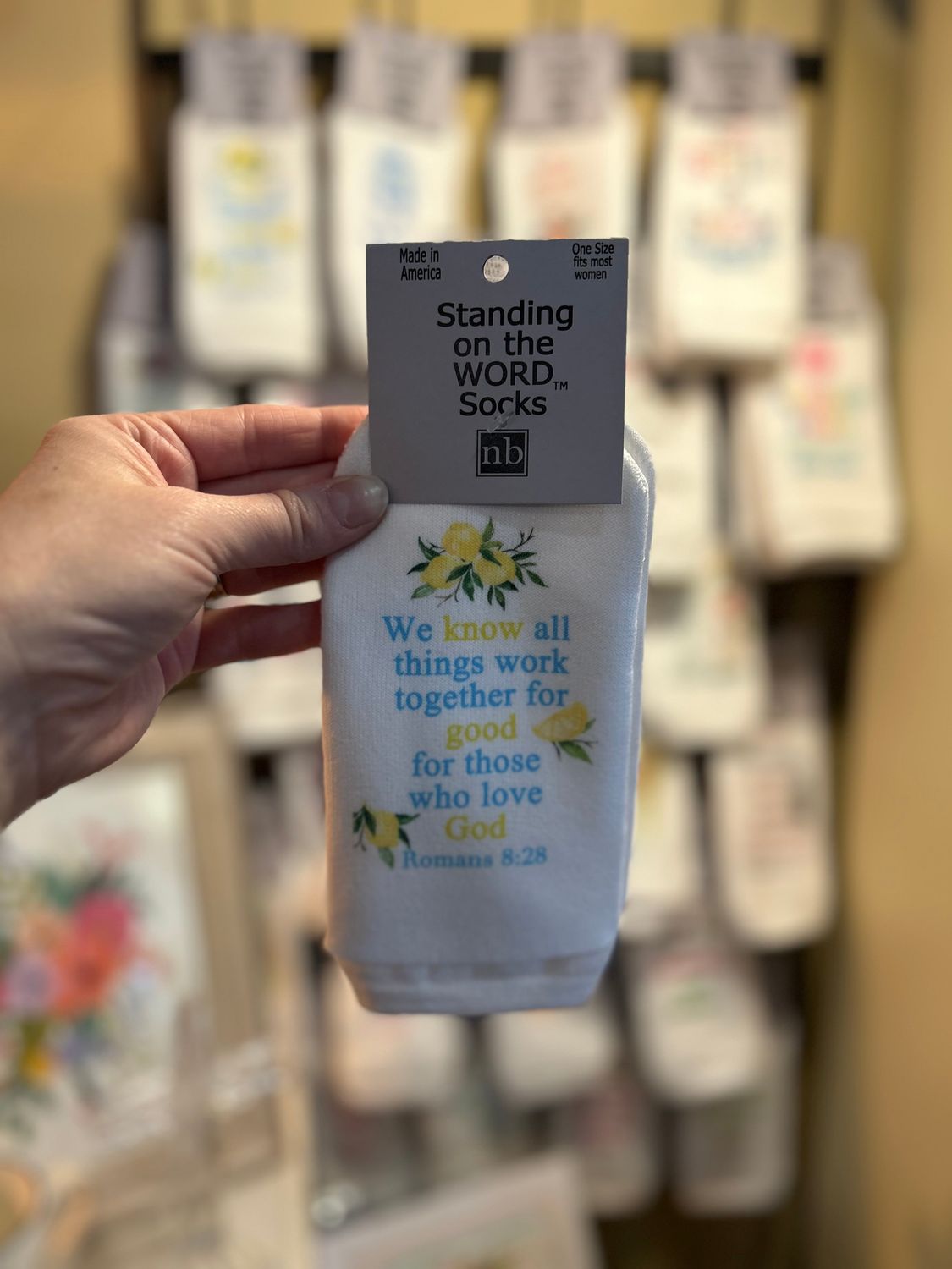 We know all things work together for good..- Standing on the Word Socks