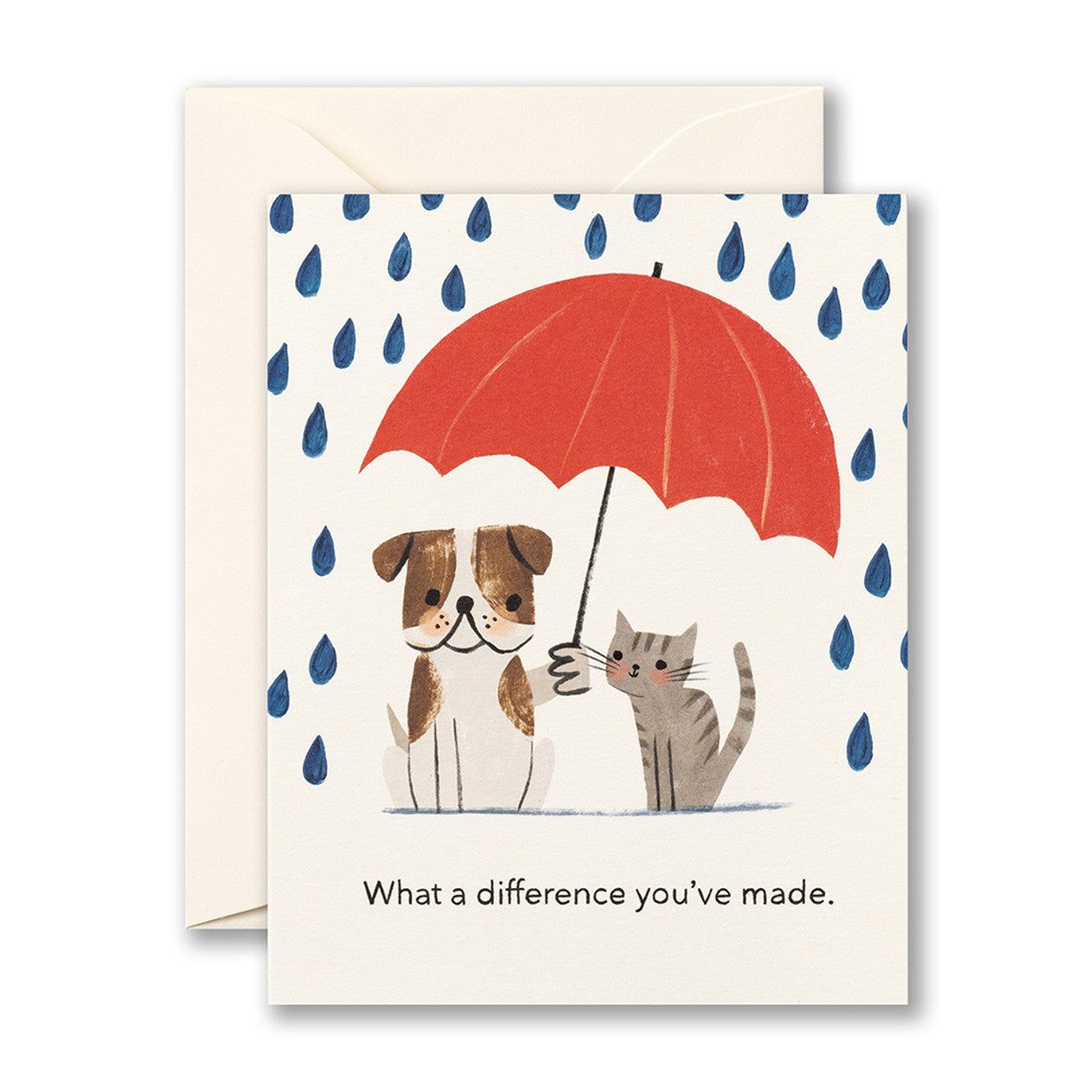 What a difference you've made.- Thank you Card