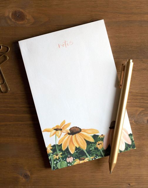 Windy Hills Blank Notepad