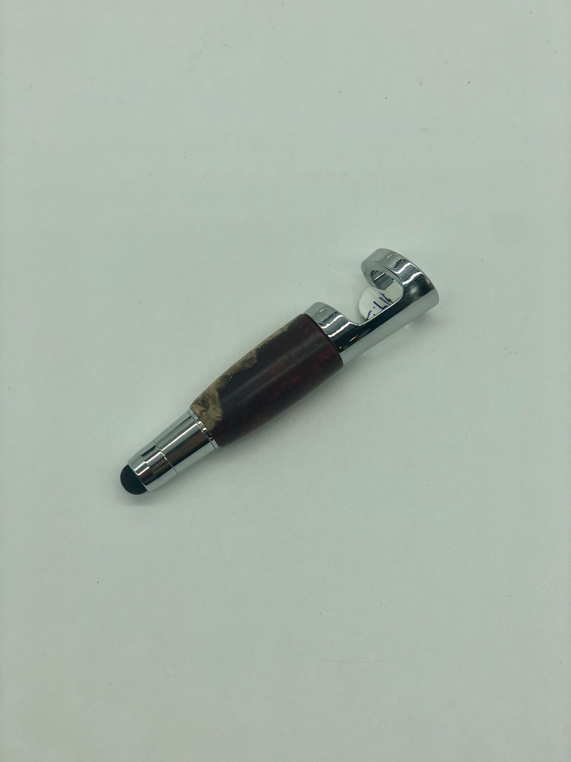 Wood and Silver Stylus