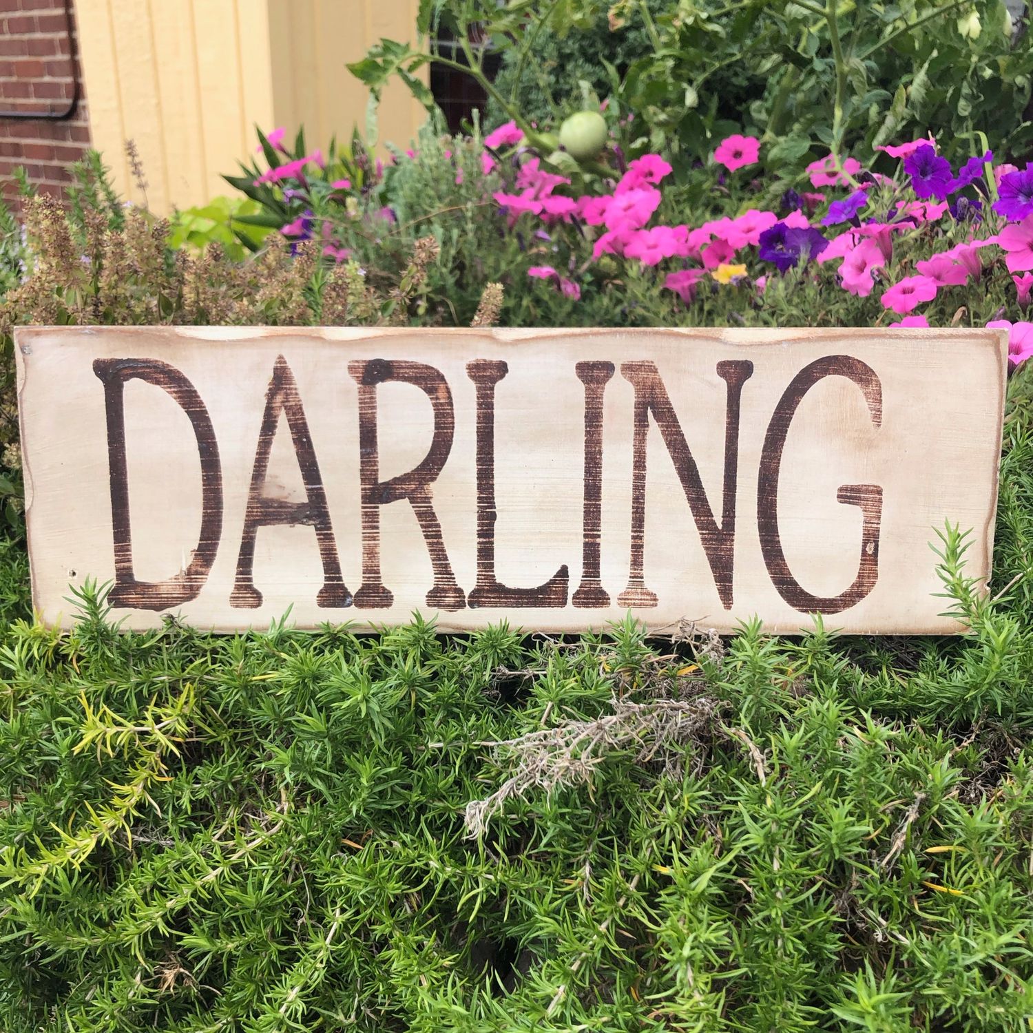 Wooden Sign- Darling