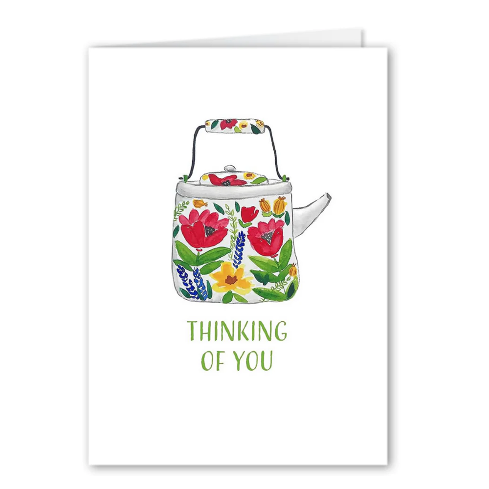 Thinking of You Teapot Card