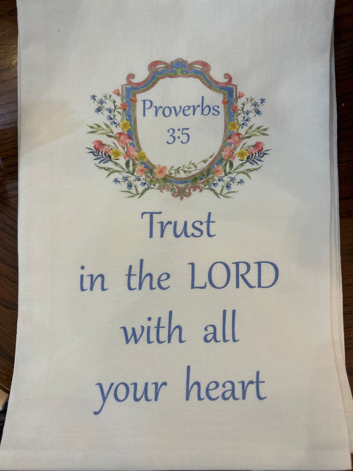 Trust in the Lord- Tea Towel