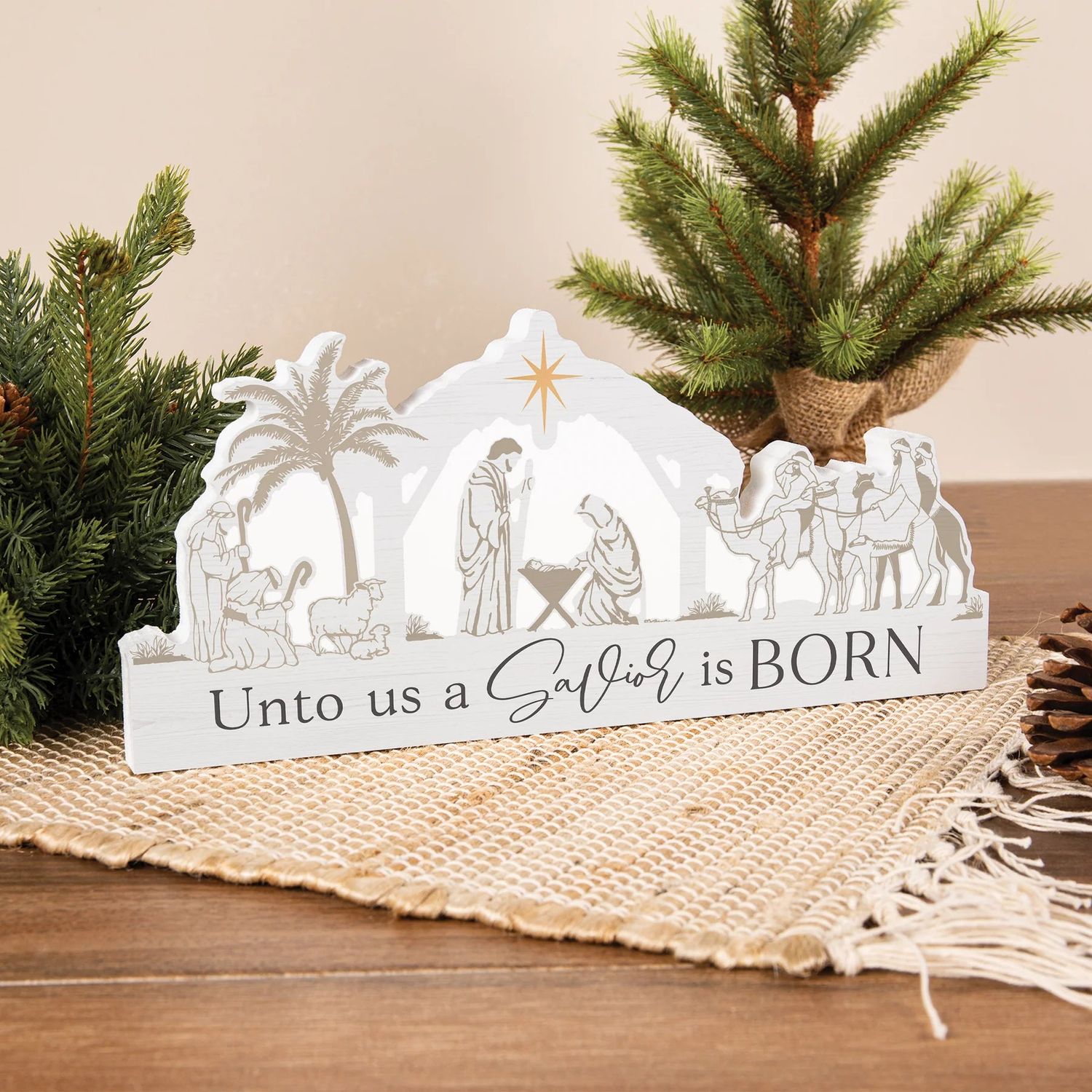 Unto Us a Child is Born Decor