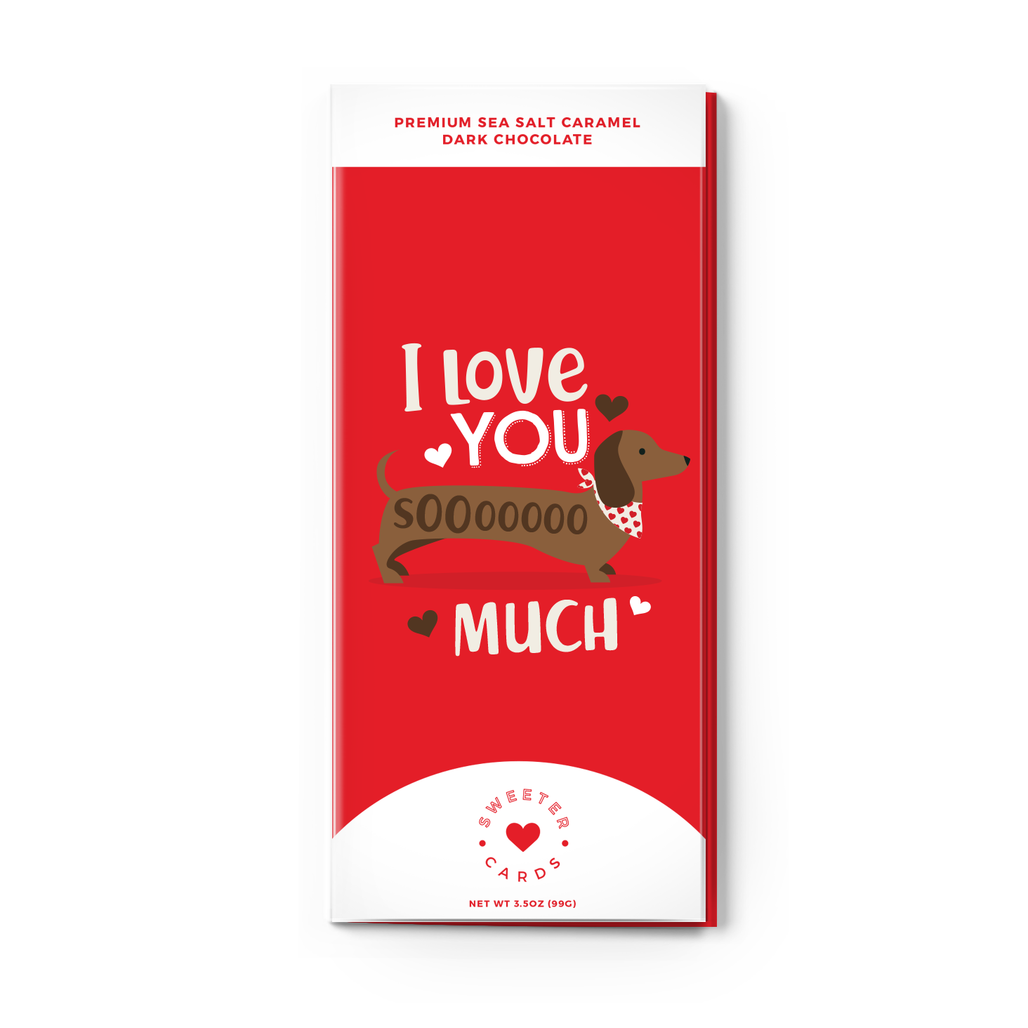 Valentine's Day Chocolate Card: "I Love You SoOoO Much"