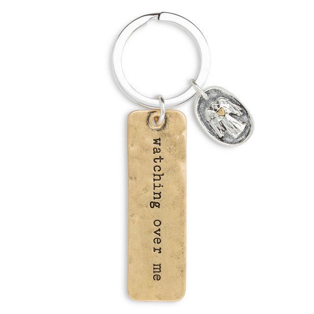 Watching over Me Guardian Angel Key Ring