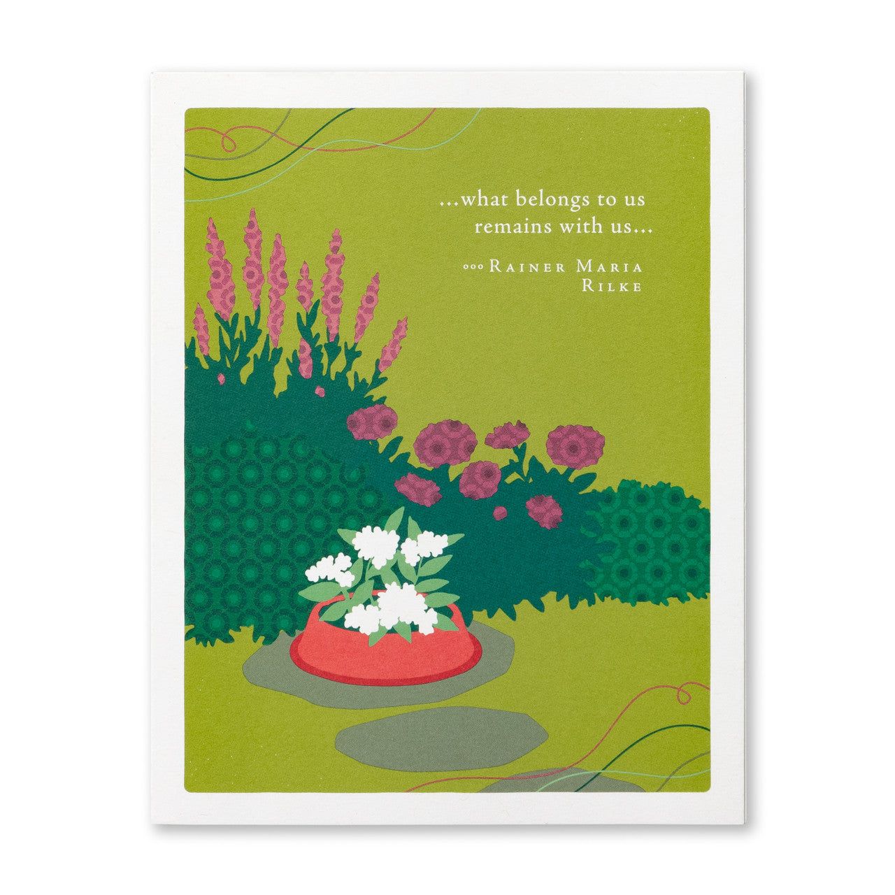 What Belongs To Us Remains With Us - Pet Sympathy Card