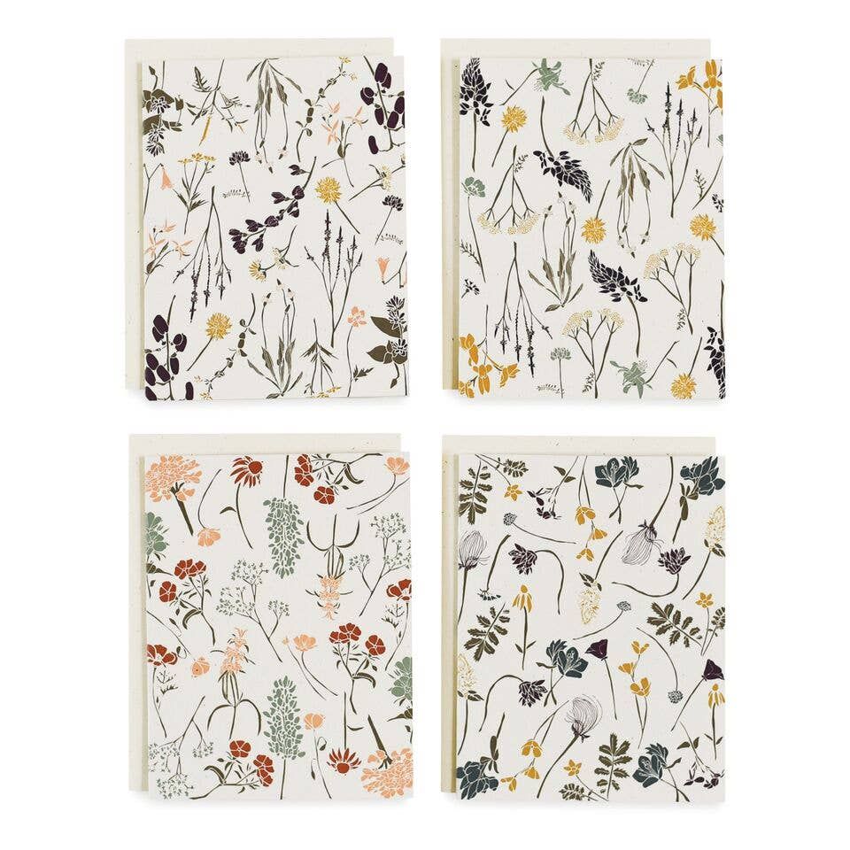 Wildflowers By Region Cards, Box Set Of 8