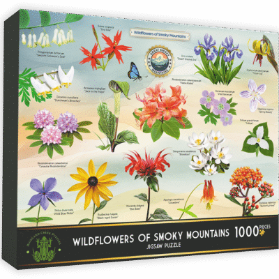 Wildflowers Of The Smoky Mountains Puzzle 1