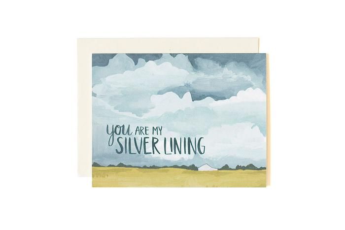 You Are My Silver Lining- Greeting Card