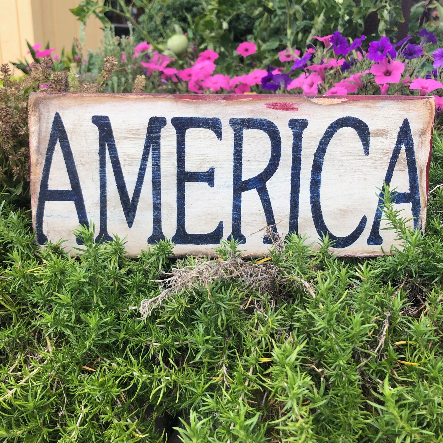 Wooden Sign-America