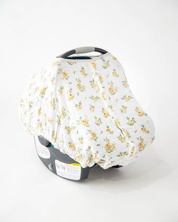 Yellow Rose Car Seat Canopy