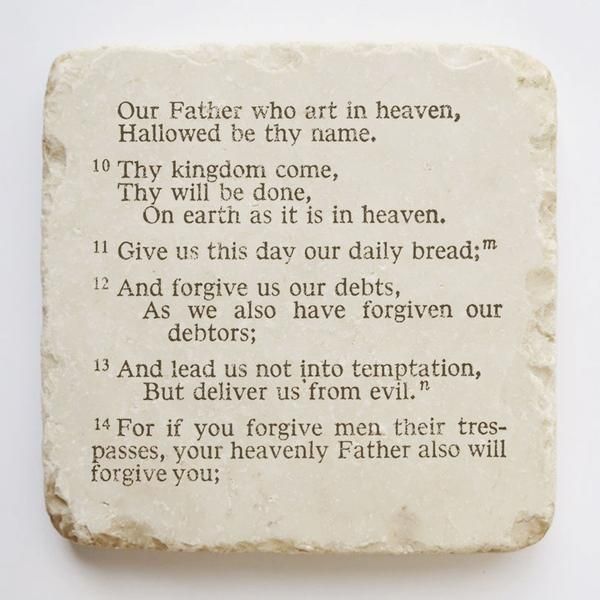 Lord's Prayer Stone