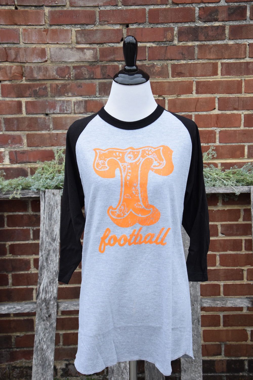 SALE- 3/4 sleeve Tennessee football Tee