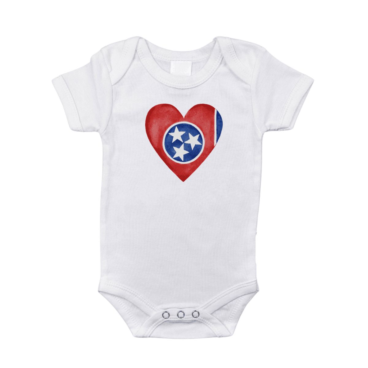 Tennessee Heart Baby Onesie Newborn Coming Home Essential: 3-6 months