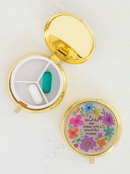 Assorted Pill Boxes, Style: Circle - Beautiful Day