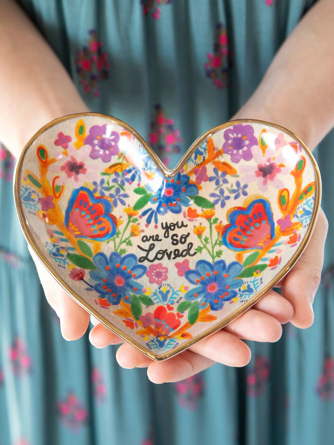 You are so loved heart shaped trinket dish
