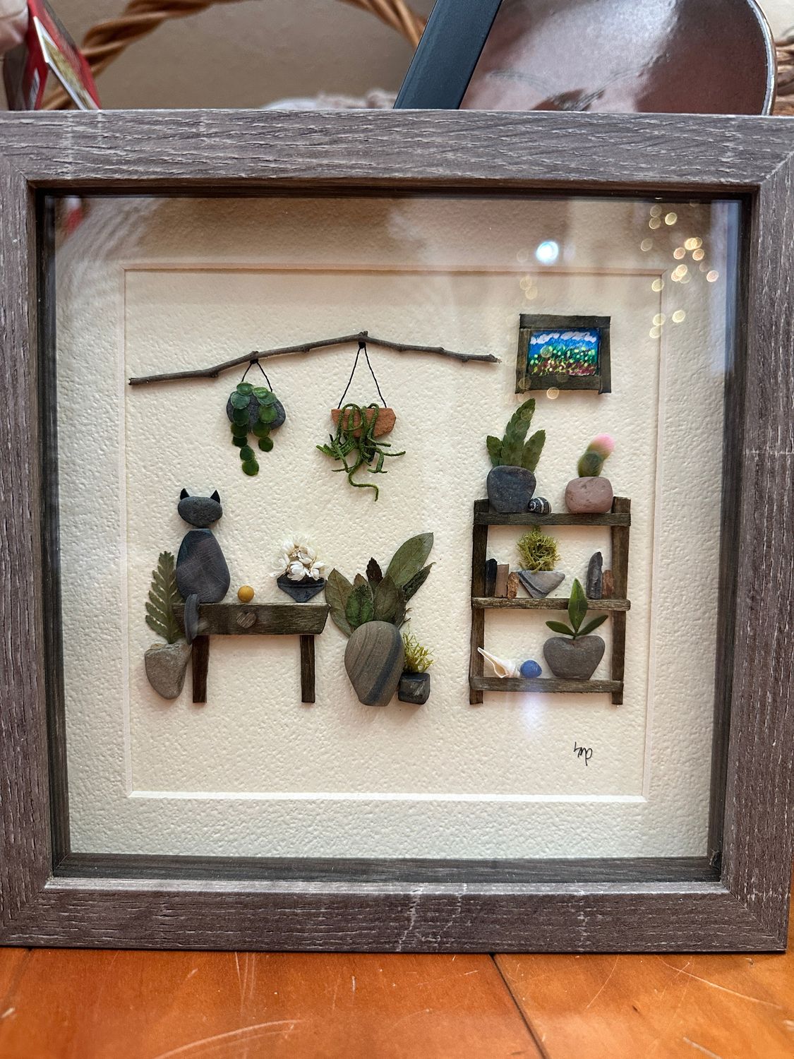 You can never have too many plants Pebble Art